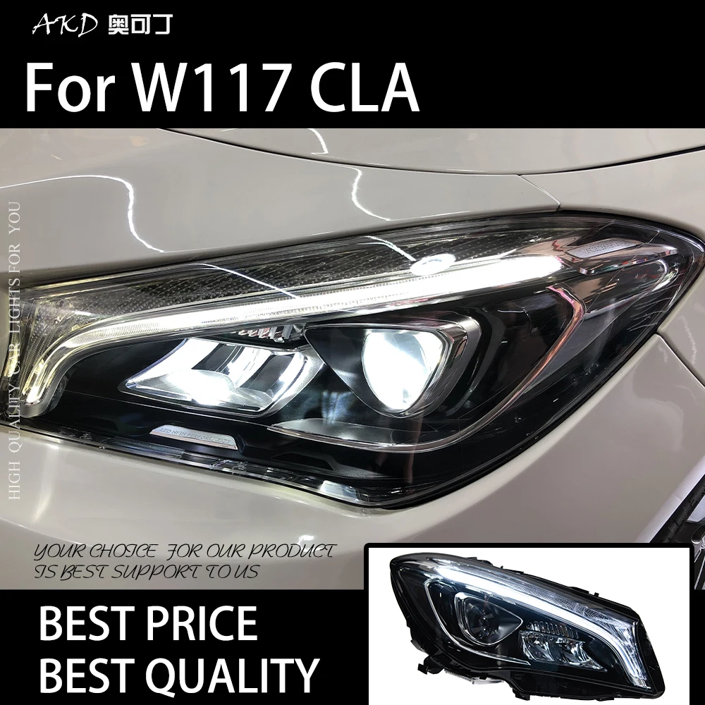 

Car Lights for W117 2014-2020 CLA 220 CLA45 CLA260 LED Auto Headlight Assembly Upgrade High Configure Signal Lamp Accessories