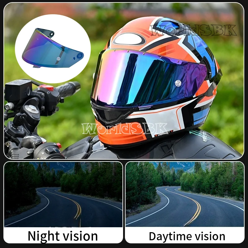 nfr Helmet Visor Shield Lens TT NFR NXR NX Full Face Helmet Motorcycle Accessories Capacete FOR KYT Visor Cascos Para