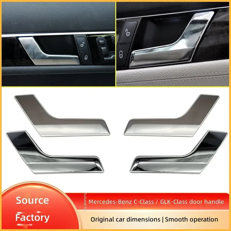 For Mercedes Benz W204 C Class 2009-2015 X204 GLK Door Inner Handle Buckle Interior Trim Replacement Parts