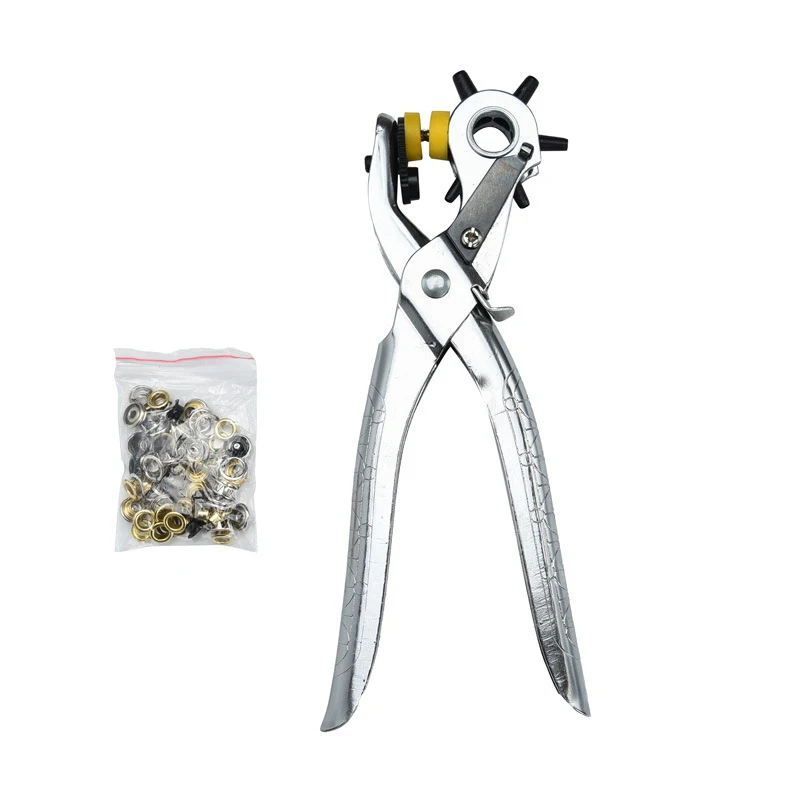 Multi-function Three-in-one Belt Punching Bear Strap Pore Opening Plier Waistband Holes Opener