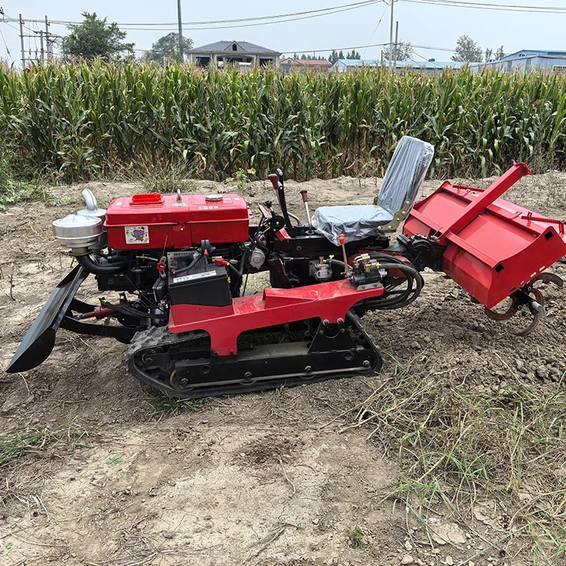 New Multifunctiona Rotary Tiller Cultivator Farm Machinery l Mini Tiller Walking Tractors Micro Tillage Machine