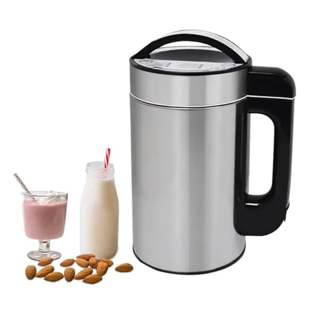 Automatic Nut Milk Maker Plant-Based Milk Machine 50oz 7 Modes Stainless Steel Blades Fresh Almond Rice Soy Coconut Milk