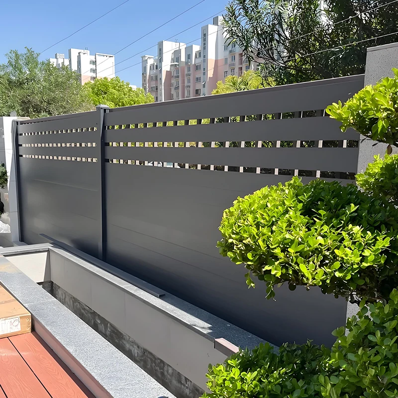 

Premium Low Maintenance Outdoor Horizontal Slat Fencing Privacy Fence Diy Aluminum Slat Privacy Fences Screens Panels