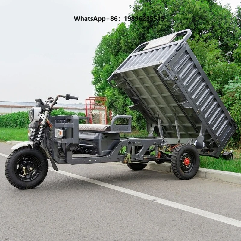 1000W Motor Dual-Purpose Electric Tricycles Supermarket Pull Accessory with 60v Passenger & Cargo Vehicles 3 Wheel