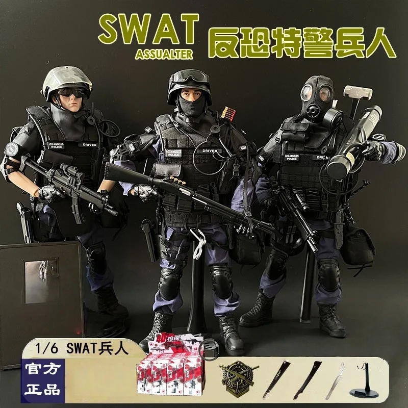 

1:6 In Stock Swat Model For Soldier Special Mission Doll Children Handmade Doll Action Figure Male Birthday Gifts Collection Toy