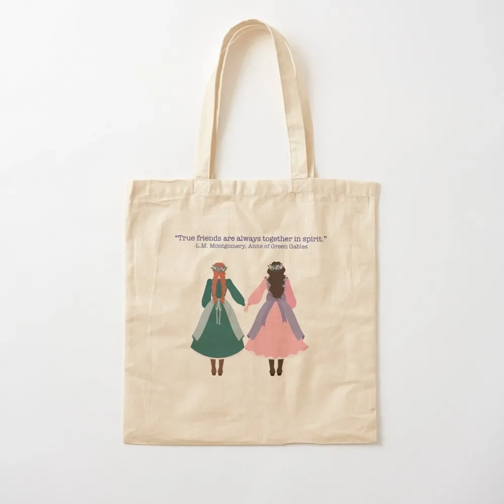 

“True friends are always together in spirit. Tote Bag Fabric bag custom fabric bag