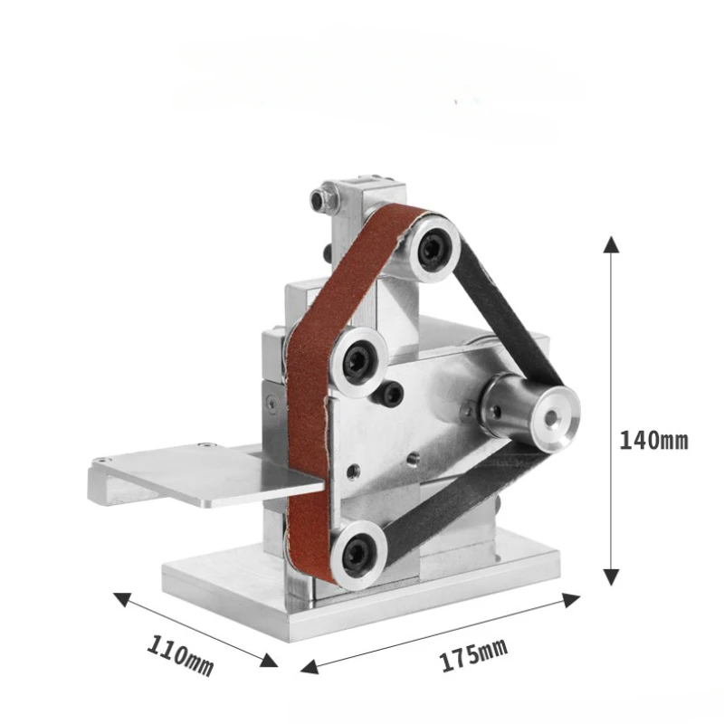Mini Electric Belt Sander Polishing Grinding Machine Cutter Edges Sharpener Multifunctional Grinder Adjustable Woodworking Tools