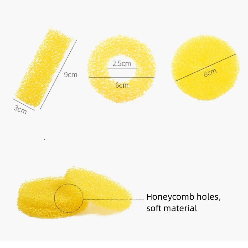 Drain Strainer Sink Hair Filter Sponge Washbasin Anti-blocker Tub Drainer Protector Strainer Plug for Kitchen Bathroom Supplies