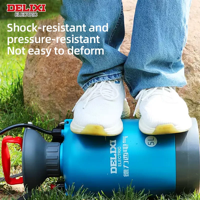 DELIXI ELECTRIC 3/5/8L Garden Sprayer Hand Pump Pressure Sprayer,Multi-Purpose Hand Pressure Garden Sprayer,for Lawn Garden