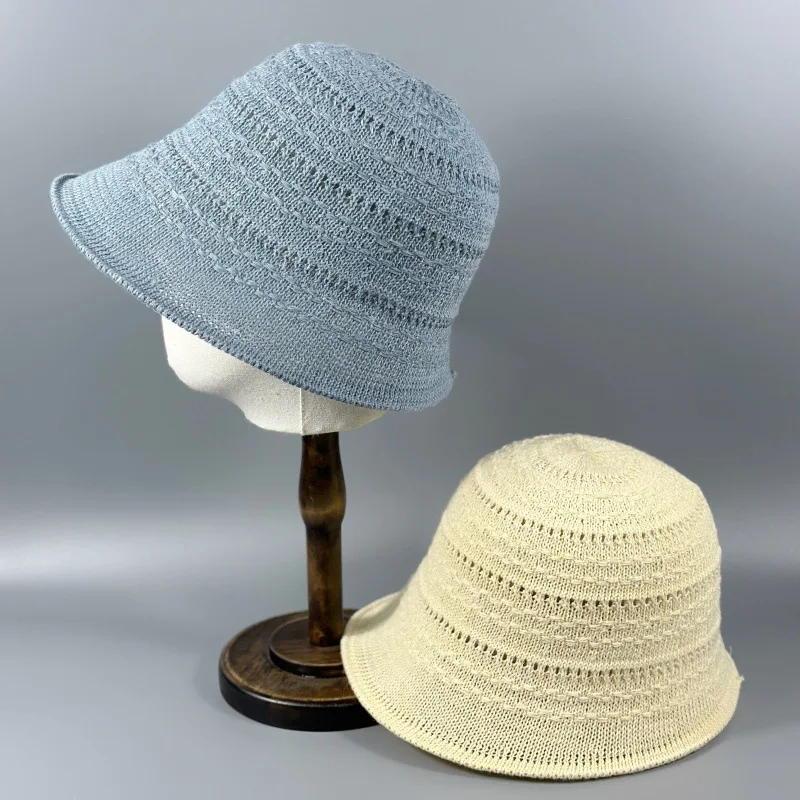 Women Sun Protection Korean Version Sun Straw Hat Summer British Retro Dome Small Fresh Travel Beach Hat Tide Hollow