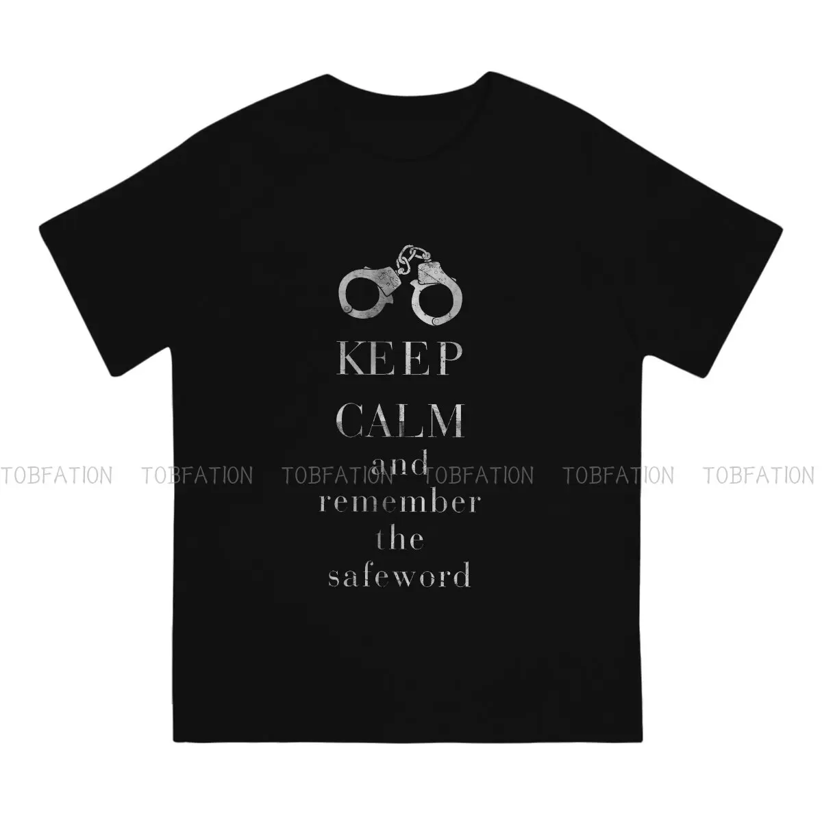 BDSM Bondage Discipline Dominance Submission Sadism Masochism TShirt for Men Keep Calm Safeword  Soft Leisure  T Shirt