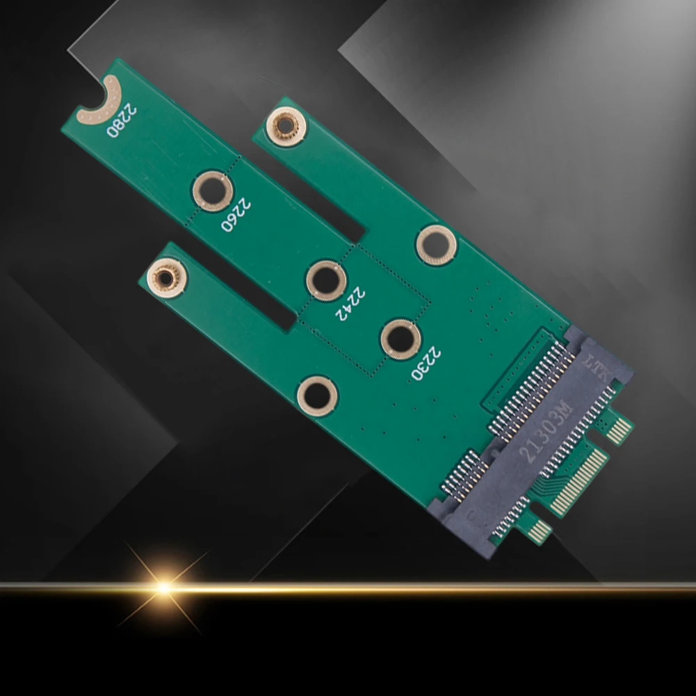 MSATA To NGFF Adapter M.2 NGFF Convert Card MSATA SSD Male Converter NGFF To MSATA Male Riser for 2230-2280 M2 SSD