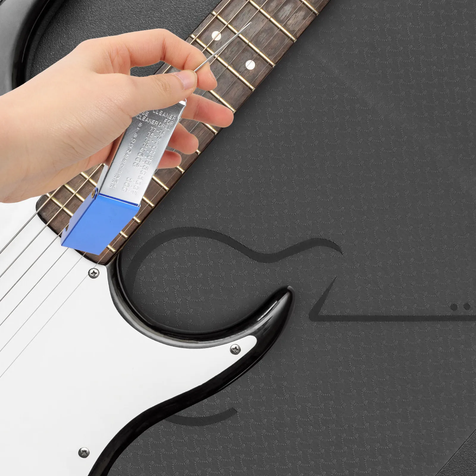 

1Set Stainless Steel Guitar Nut Groove File Compact Guitar Nut Grinding Tool for Musical Instrument Maintenance