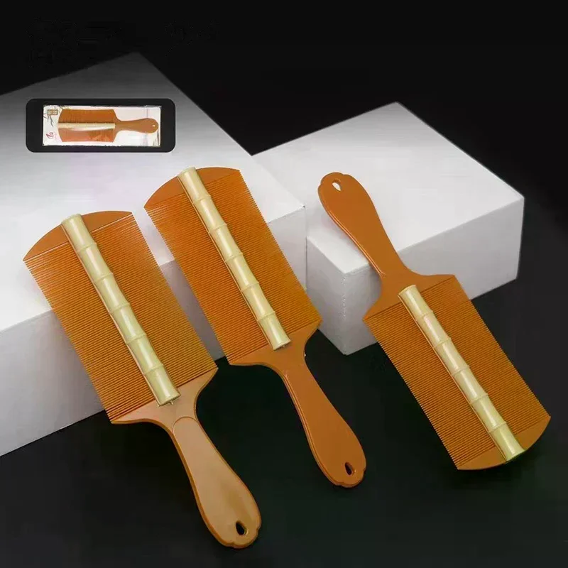 Sided Lice Comb Fine Tooth Scalp Massage Comb Professional Flea Removal Grate Ultra-Dense Comb Teeth For Children Pet Double