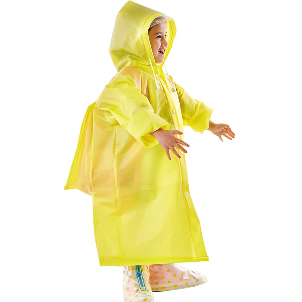 

's Raincoat with Schoolbag Cover Portable Poncho Ponchos for Hooded