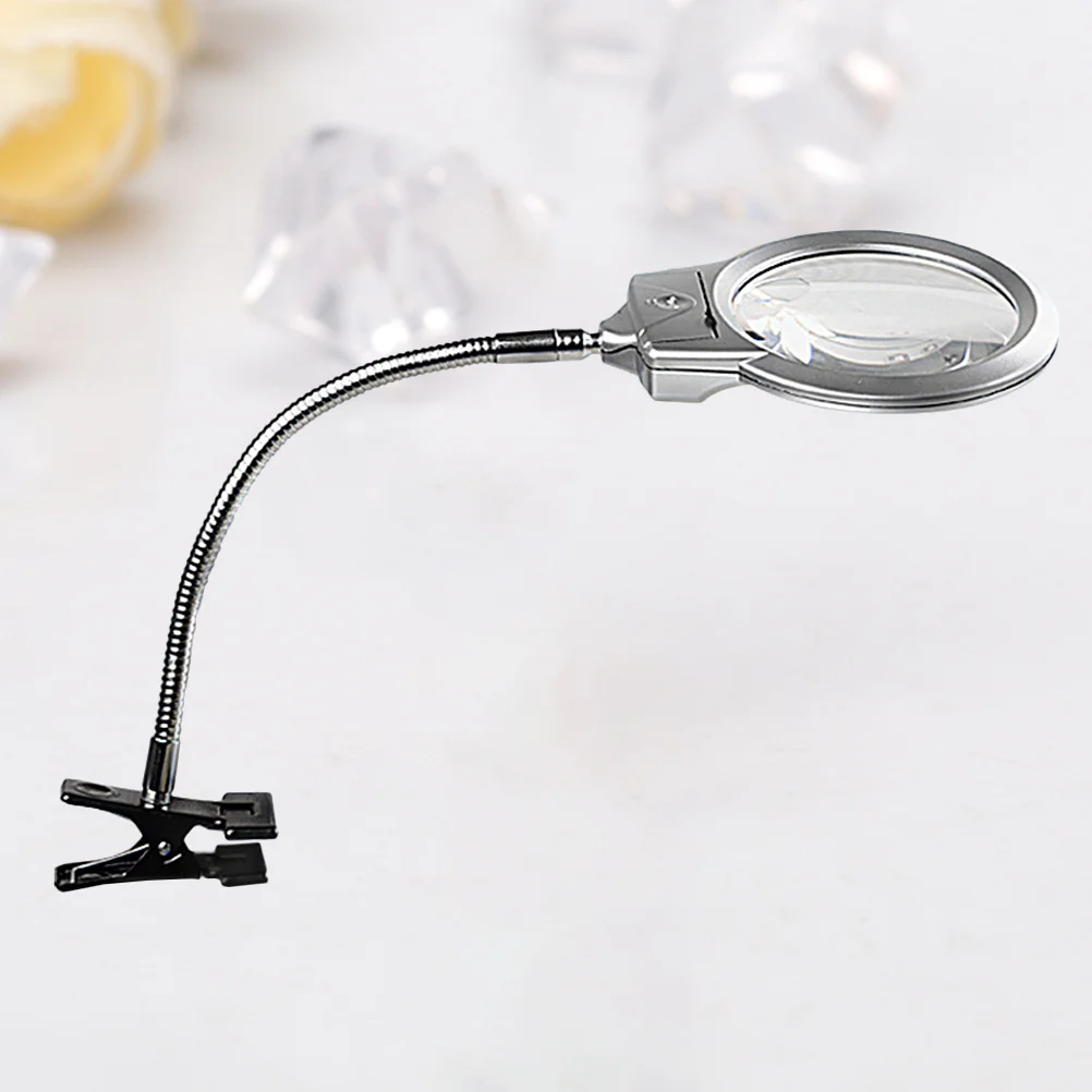 

1Pcs Magnifying Glass with Light Strong Lens for Close Observation Reading Puzzles Rocks Collection Handheld Loupe
