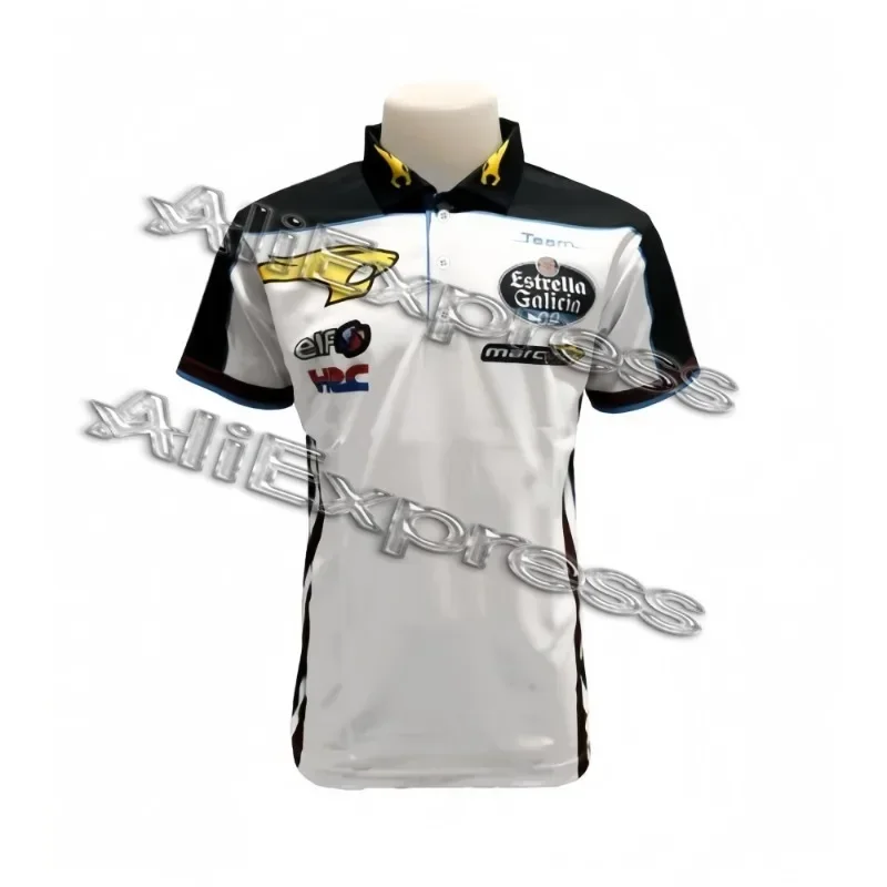 

Рубашка-поло Marc VDS Racing Team, футболка для гонок на мотоциклах, мужская и женская спортивная повседневная футболка, последняя горячая распродажа