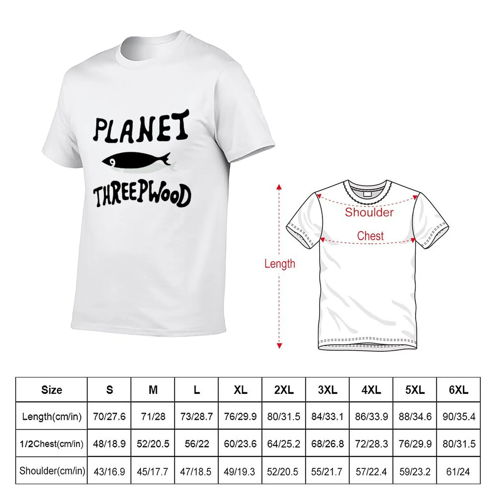 New PLANET THREEPWOOD T-Shirt summer clothes animal print shirt for boys anime Men's t-shirt