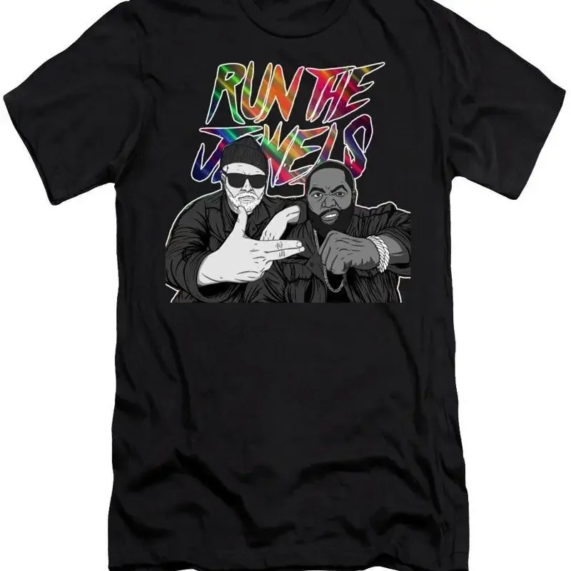 Jaime El P ejecutar las joyas Meline Michael Killer Mike Render RTJ camiseta Retro