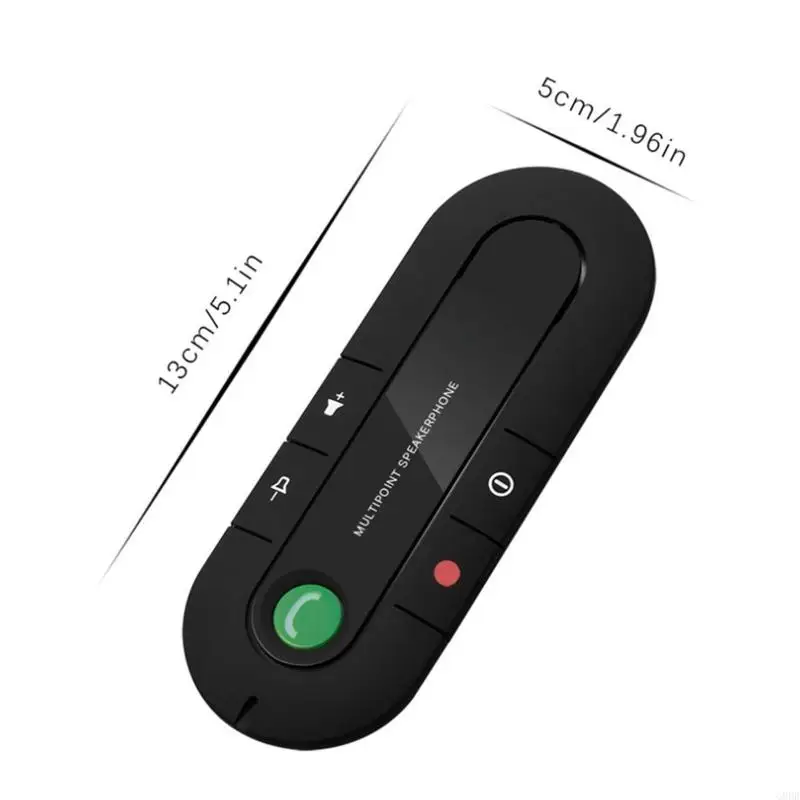 G8DB 자동차 핸즈프리 BT 스피커폰 선 바이저 클립 무선 음악 플레이어 용 2