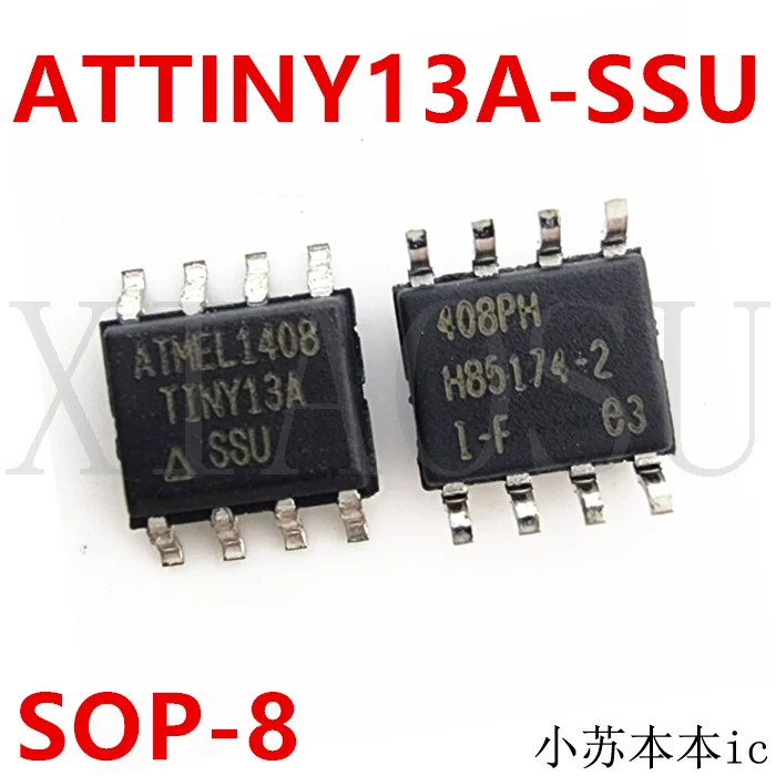 (5pcs)100% Original New TINY13A ATTINY13A-SSU  ATTINY13 ATTINY13A ATTINY13A-SU SOP-8 Chipset