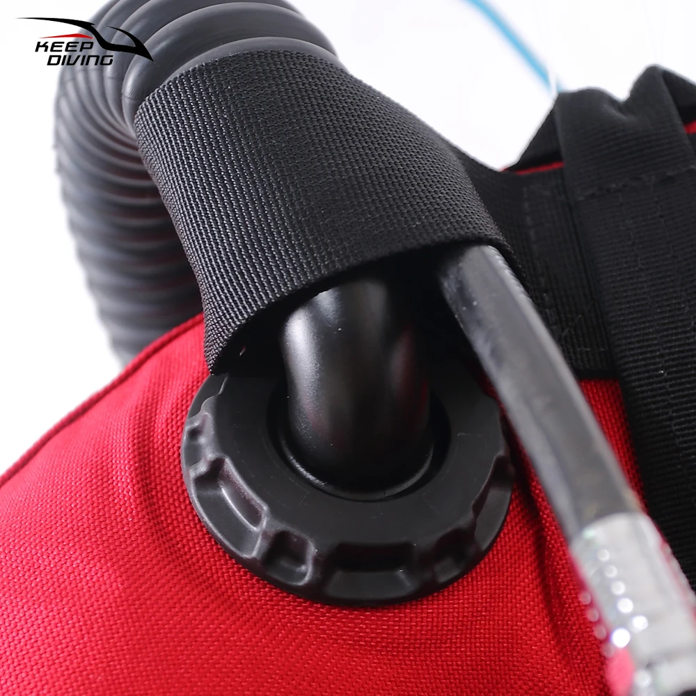 30LBS Scuba Diving BCD Donut Wing Single Tank Tech Dive Cylinder Auftriebskompensator Sicherheitsausrüstung – Detail 11