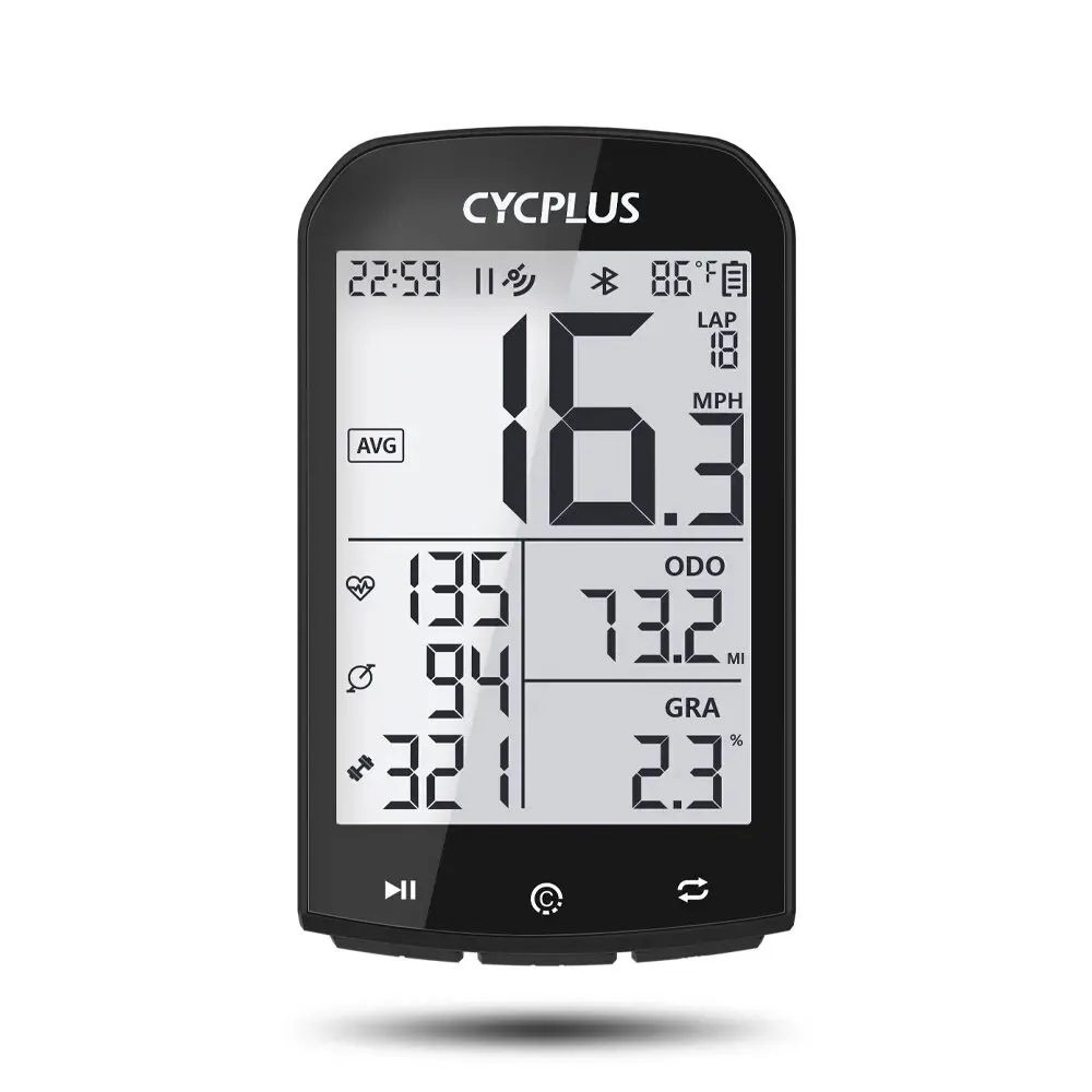 AliExpress Collection GPS 자전거 컴퓨터 무선 CYCPLUS M1 방수 속도계 주행 거리계 ANT + 블루투스 5.0 사이클링 자전거 액세서리