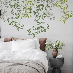 20Cm-80Cm Stencil Muur Voor Schilderen Decor Gips Sjabloon Verf Meubels Makers Decors Ivy Leaf Wijnstok vintage S271