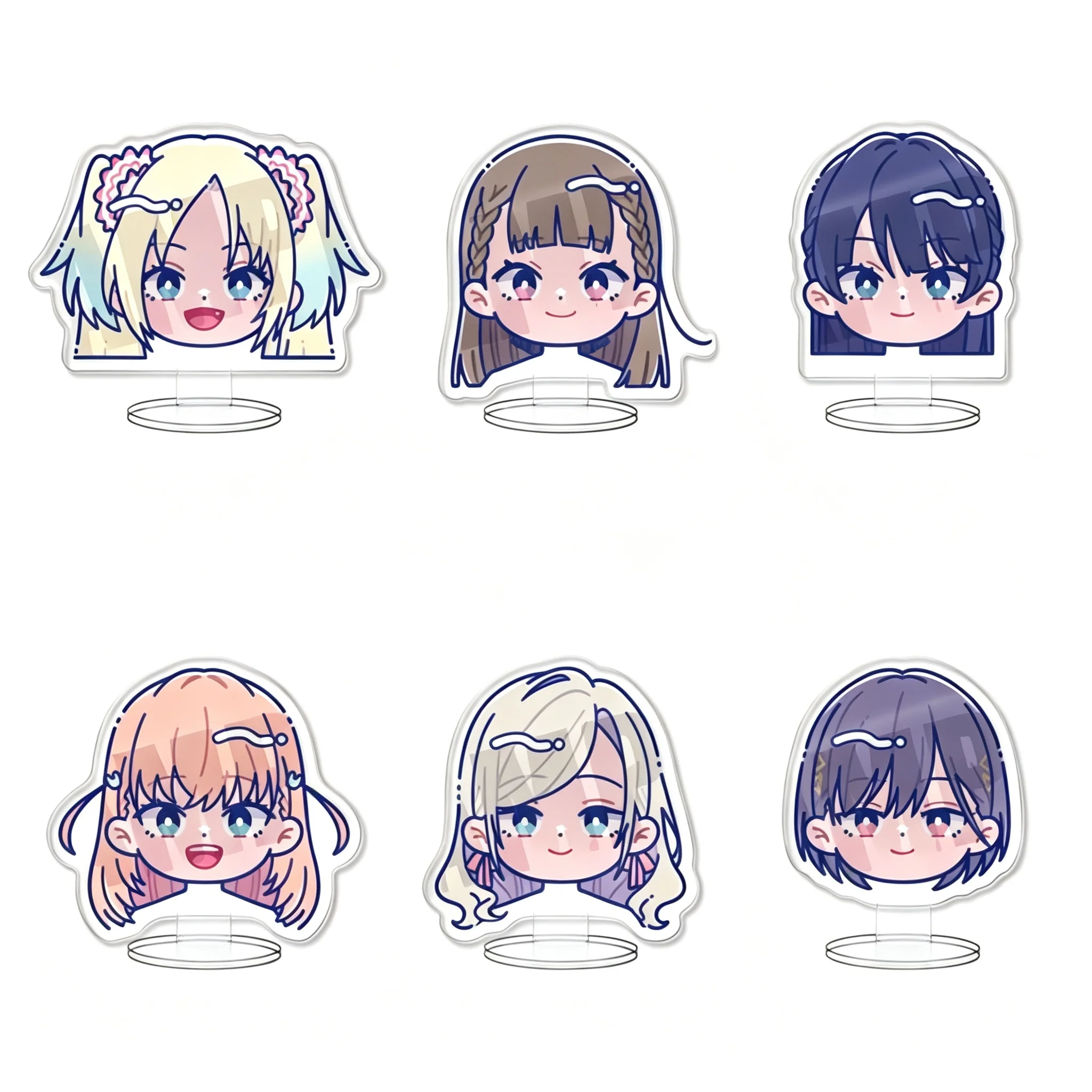 Multimedia Planning Love Live! Sayaka Murano Q-Style Big Head Image Acrylic Stand Model Plate Keychains Desktop Ornament