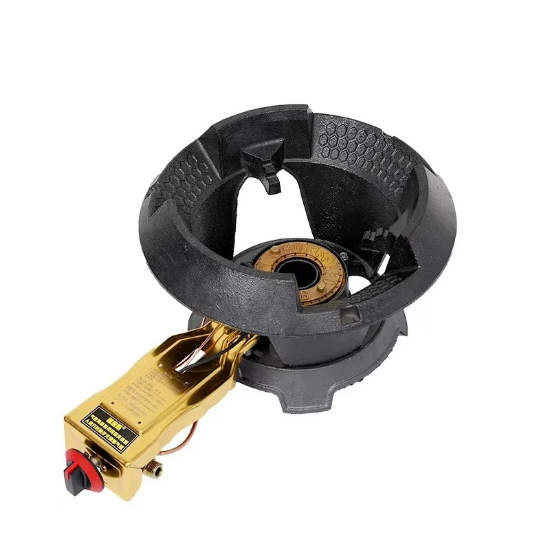 Energy-saving Kitchen Gas Stove Cooktop Hob Commercial Fierce Fire Stove Single Stove Liquefied