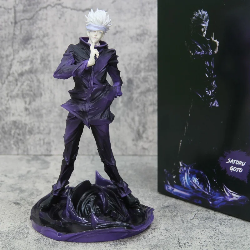 New Anime Gk Jujutsu Kaisen Figure Gojo Satoru Figures Comic Style Action Figurine Gojo Satoru Pvc Model Collection Ornamen Toys