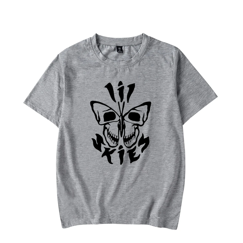 Camiseta de Lil Skies Unisex, camisa de manga corta con cuello redondo, estilo informal, rapero americano, ropa de Hip Hop