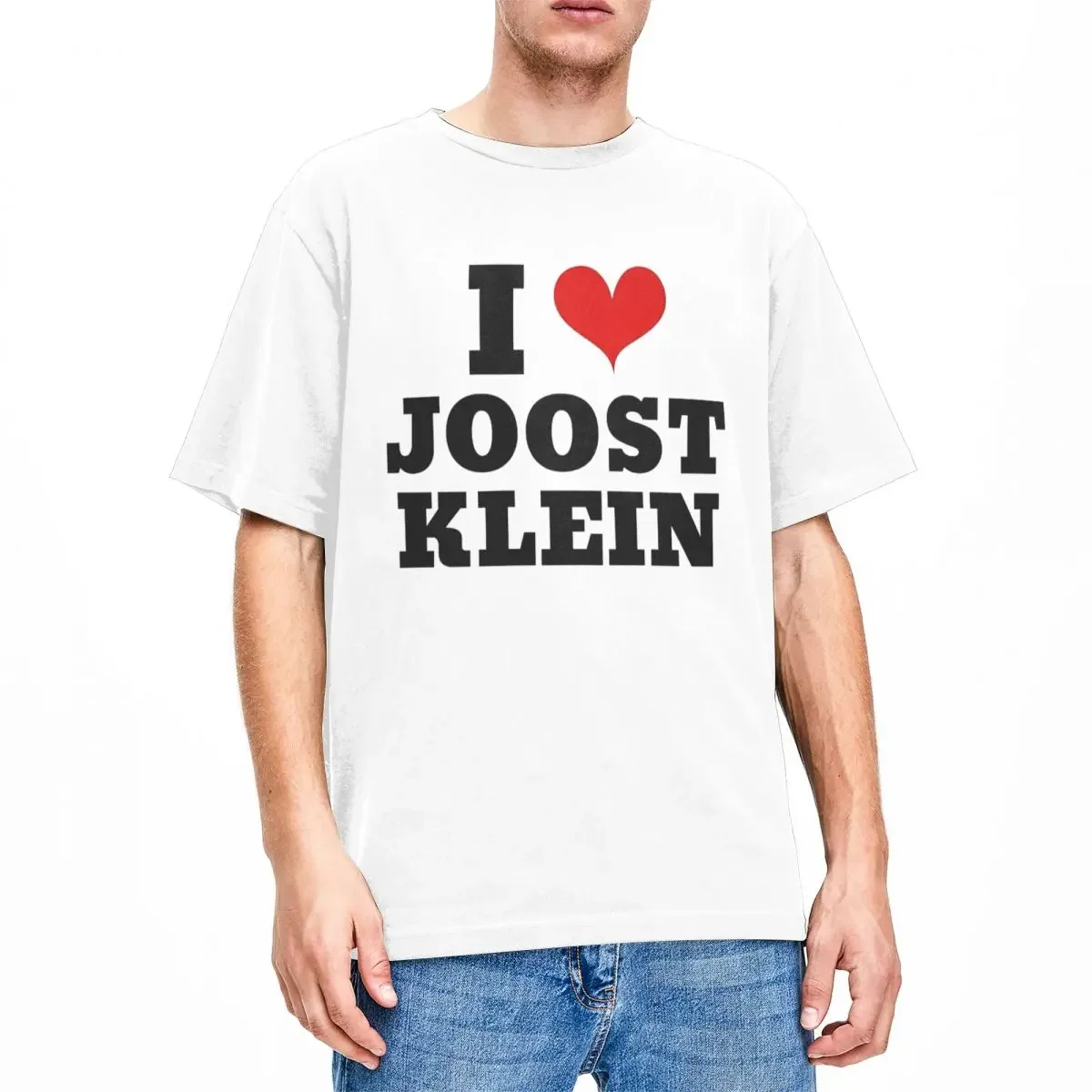 Awesome I Love Joost Klein T-Shirt Men O Neck 100% Cotton T Shirts Short Sleeve Tee Shirt Gift Idea Clothing