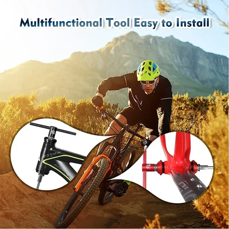 BUCKLOS Bicycle Bottom Bracket Cup Press Tool Mountain Bike Headset Bearing Bowl Cup BB Bottom Bracket Press in Install Tool