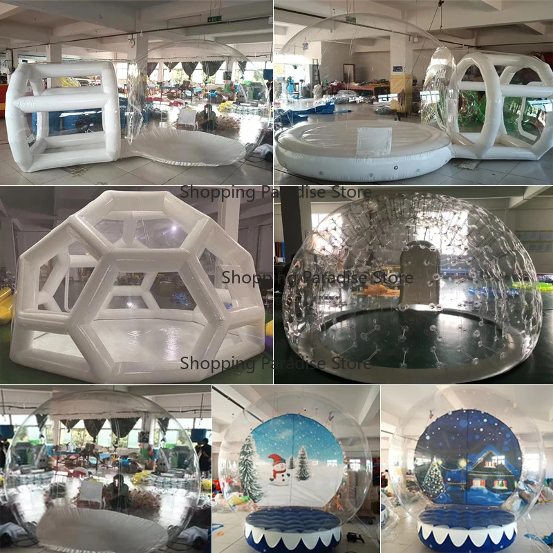 Inflatable bubble house Outdoor scenic spot Internet celebrity clock in photo transparent bubble dream star room