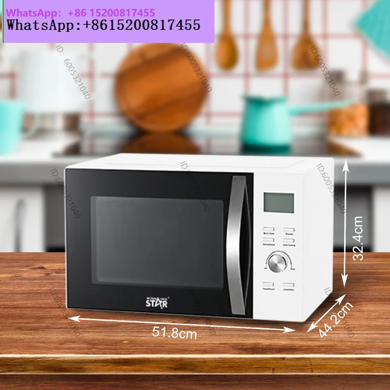 1PCS      WINNINGSTAR 30L Household Heated Barbecue Baking Multifunctional Turntable Mechanical Microwave Oven