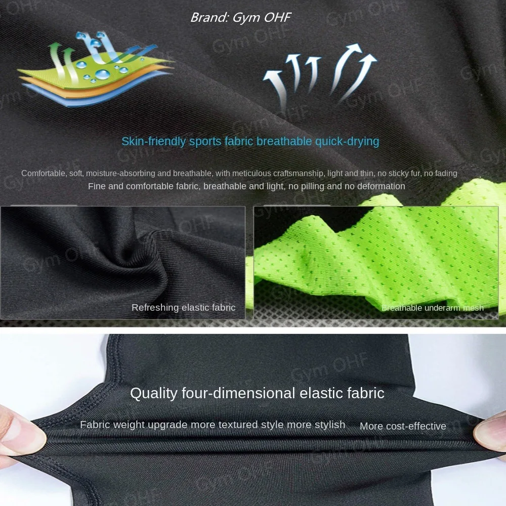 Spinne Kompression Shirt Herren Rashguard Fitness Für Männer Gym Sport T-Shirt Laufen Sweatshirt Outdoor Bergsteigen Training – Detail 21