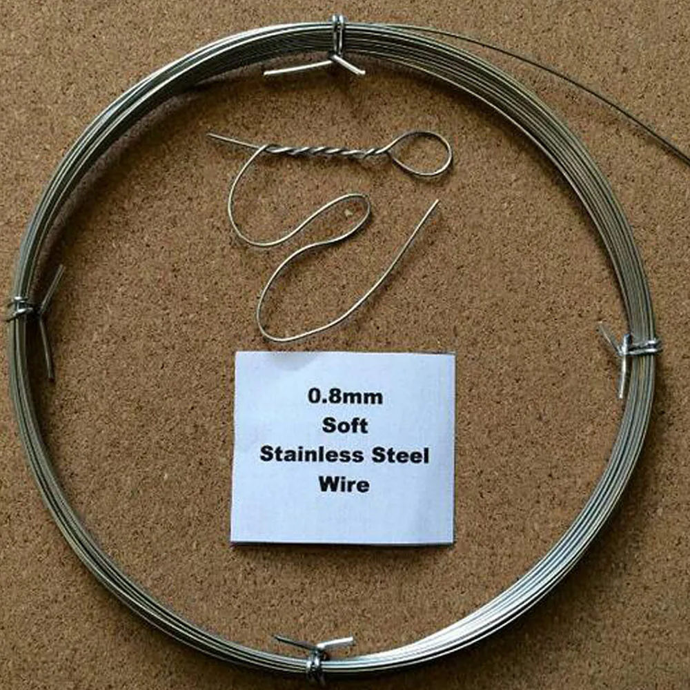 stainless steel single strand soft wire  0.3 0.4 0.5 0.6 0.8mm orchard fence tying wire