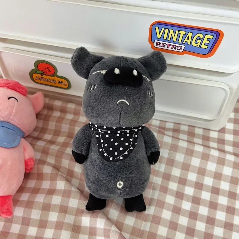 15cm New Creative Scarf Pig Plush Keychain Pendant Doll Cartoon Stuffed Animal Plush Toys Kids Couples Backpack Charm Gift