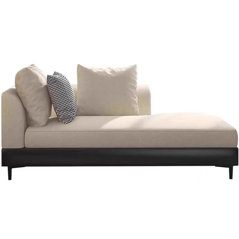 

Simple modern light luxury fabric removable and washable chaise longue hotel sofa recliner