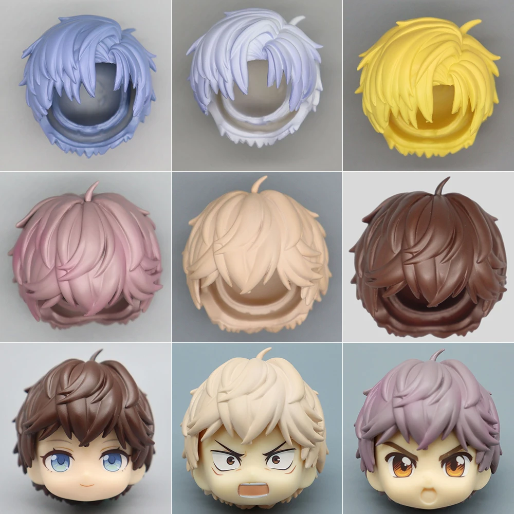 

Ob11 Boy Doll Plastic Hair Replacement Doll Hair Accessories For Obitsu11 Gsc Ymy Body 1/12Bjd Doll Body