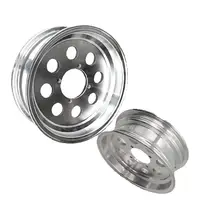 Llantas de vacío de rueda de 10 pulgadas, cubo de aleación de aluminio para piezas de motocicleta de bicicleta 2,50-10 2,75-10 3,00-10 3,50-10 4,50-10