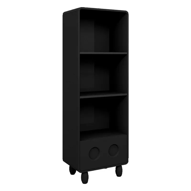 Shelf, American French floor, modern simple children's bookcase, small narrow household storage cabinet