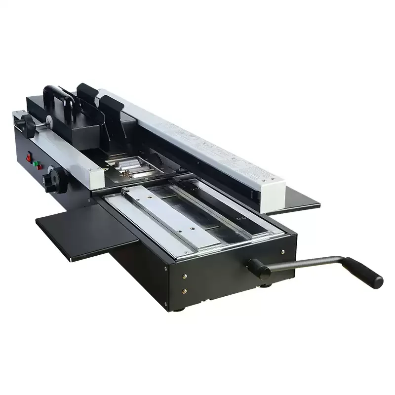 460A Electric Hot Melt Binding Machine - Automatic Wireless Bookbinder for Office & Graphic Shop Use