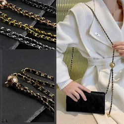 5pcs 140cm Bag Chain Repalcement Shoulder Bag Strap PU Leather Long Belts Handbag Chain Strap Women Bag Accessories