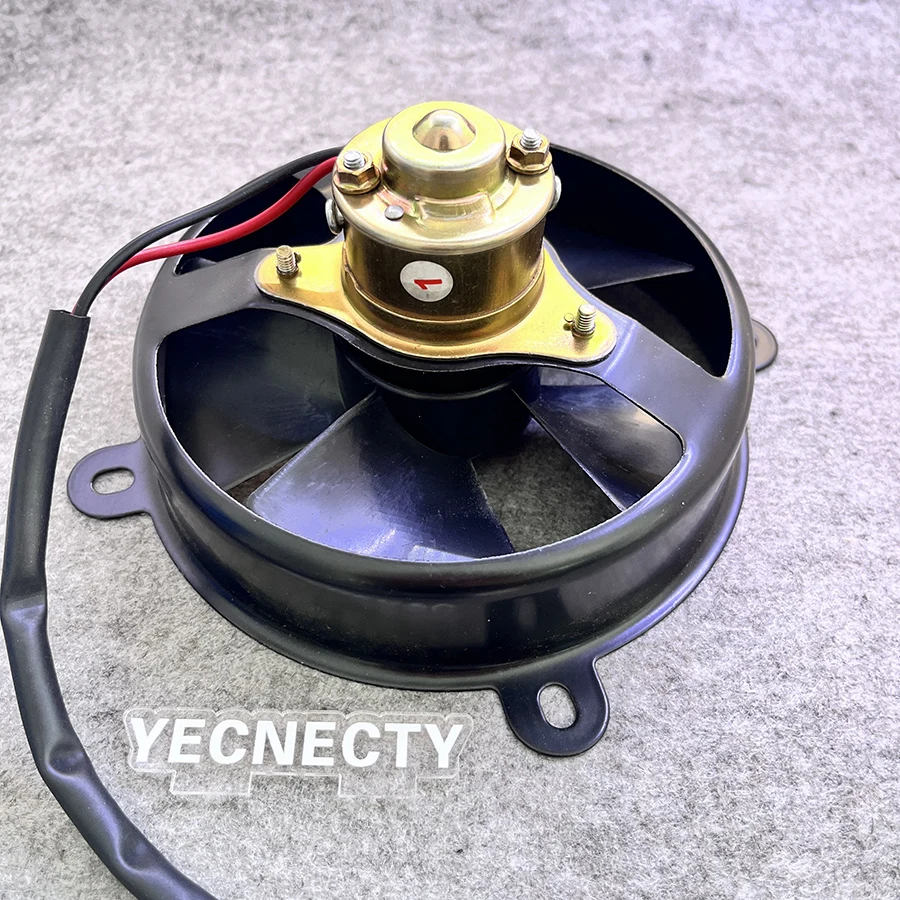 Ventilador de Refrigeración Eléctrico Universal para Motocicleta, ABS de 6 Pulgadas y 12V, Delgado, para Tanque de Agua, Compatible con Motos de Cross, Cuatrimotos y ATV de 150cc y 200cc