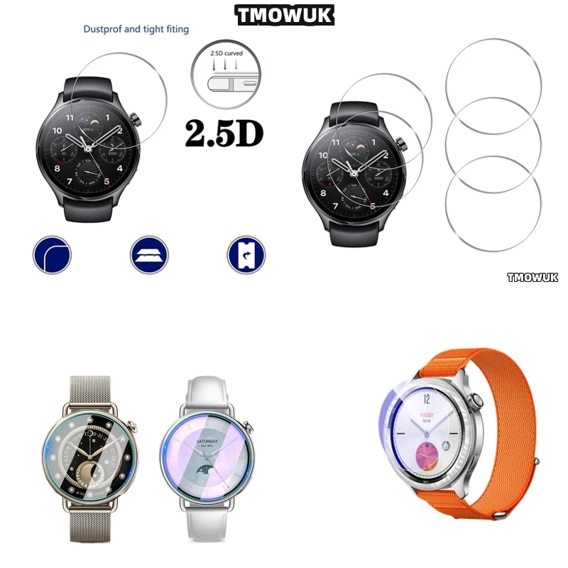

For Xiaomi Watch S4 41mm Haylou Solar Neo High-Definition 9H Anti-Scratch Tempered Glass Screen Guard
