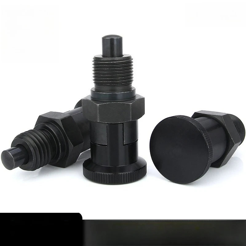 Full Metal Spring Loaded Index Plunger Retractable Knob Pin M10 M12 M16 M20 Position Locating Pin