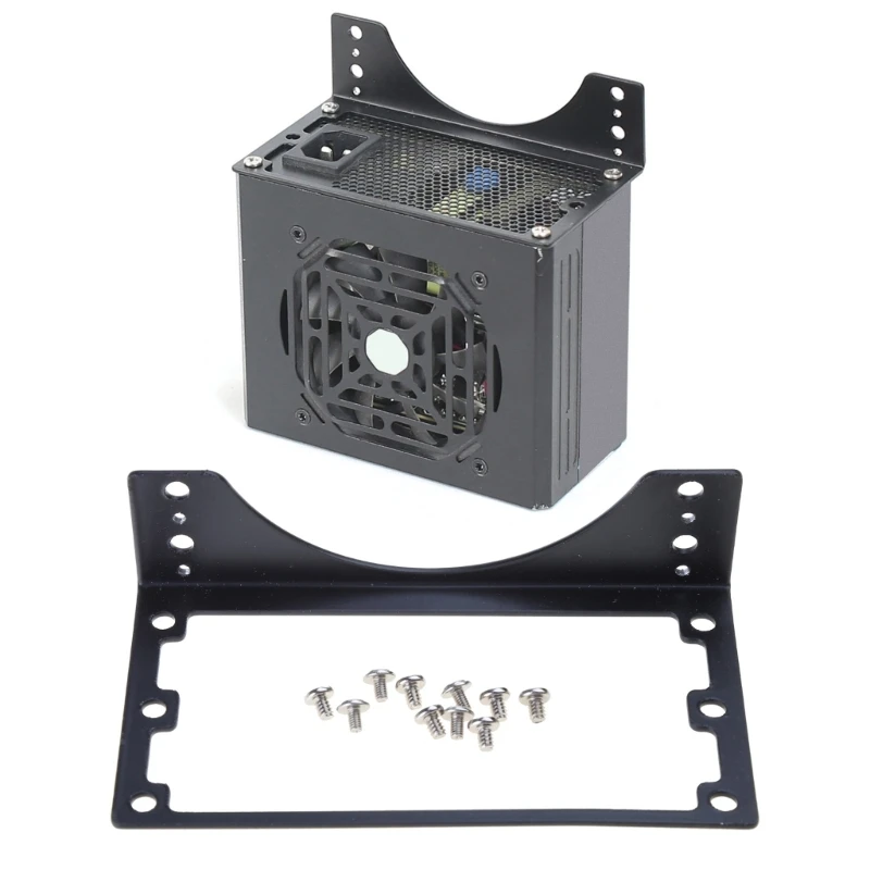 Practical PSU Power Supply Holder in 12cm 14cm Fan Slot in PC Cases