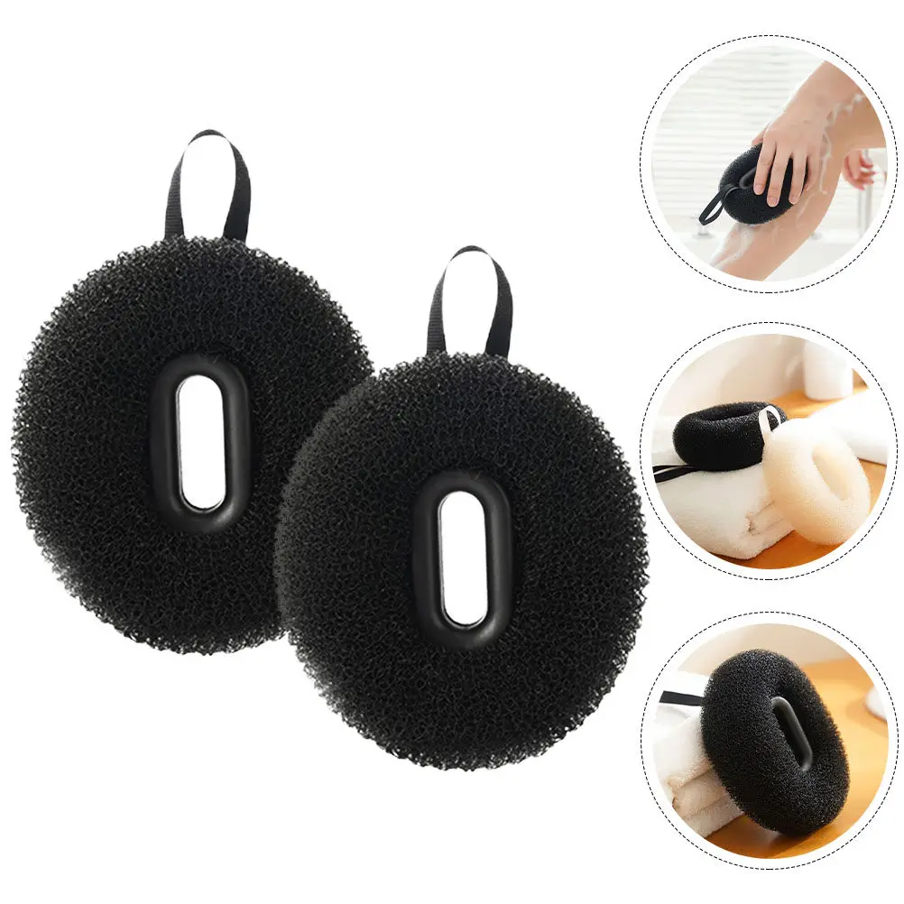 

2Pcs Supple Bathing Ball for Rich Lather Gentle Exfoliation Body Cleansing Shower Scrubber Convenient Back Cleaning Foam Making